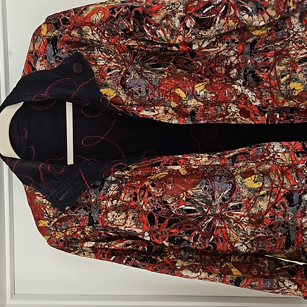 VINTAGE CASUAL STUDIO  REVERSIABL JACKET - Picture 2 of 12
